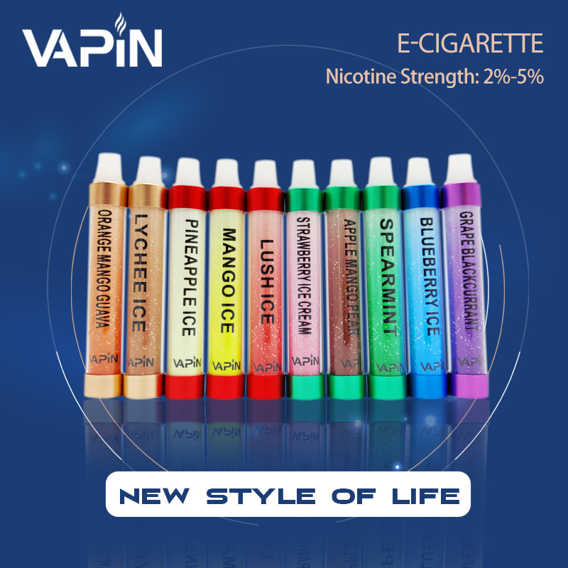  Fruit Flavors 800 Puffs OEM Disposable Vape with LED light